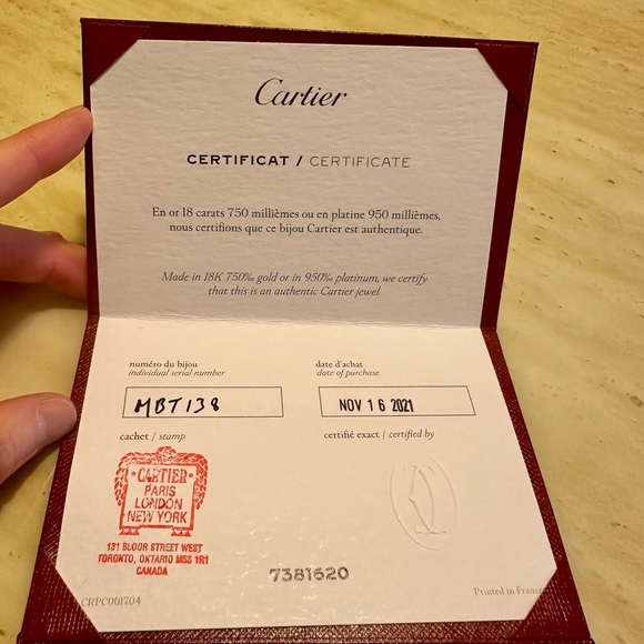 ✨SOLD✨Like New Authentic Cartier Juste Un Clou Ring in White Gold Size 49 - Picture 9 of 12